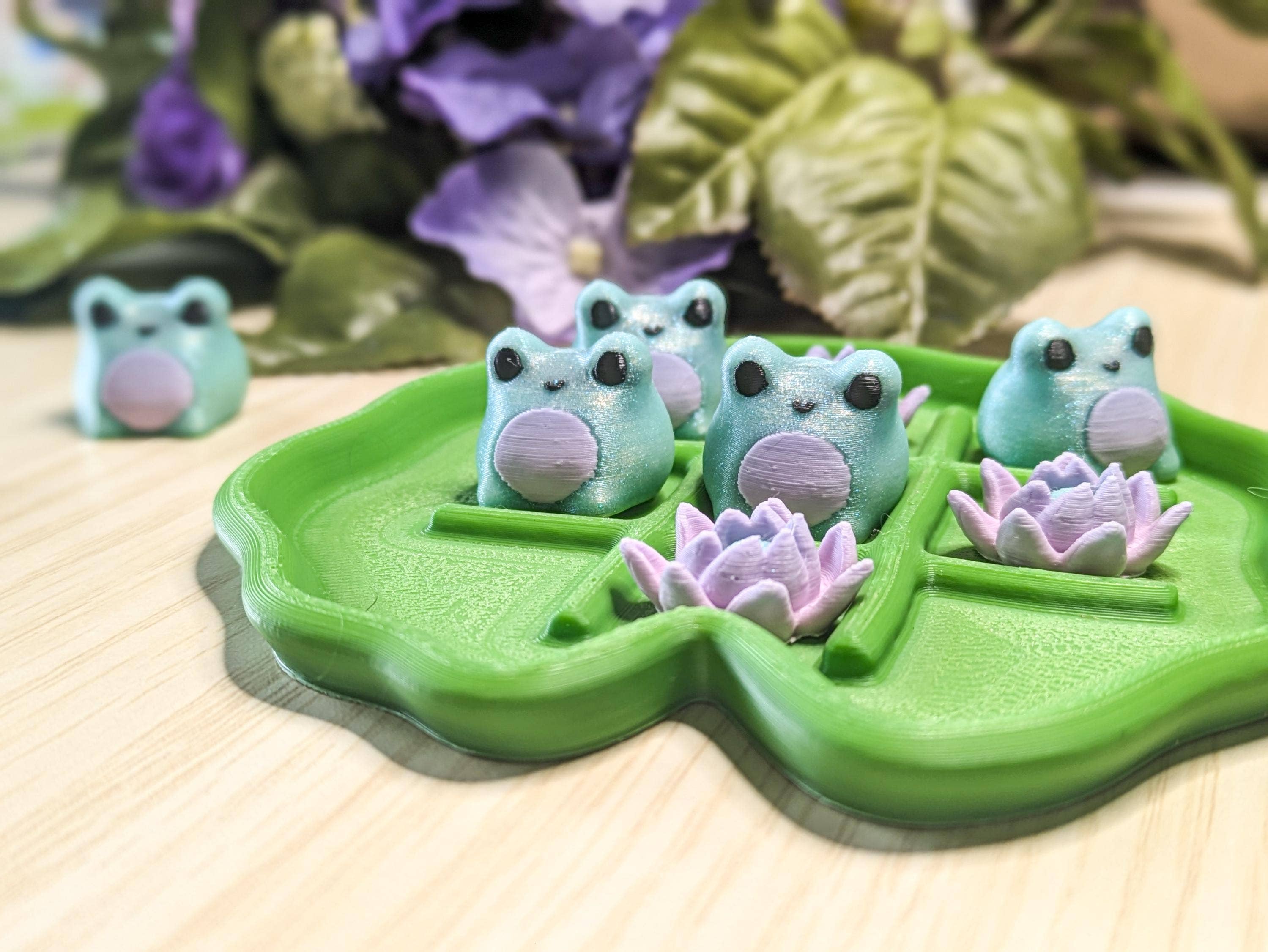 Witchbriar Cottage - Wholesale Board Game - Tic Tac Toad - 3D Printed Cute Tic Tac Toe Board2