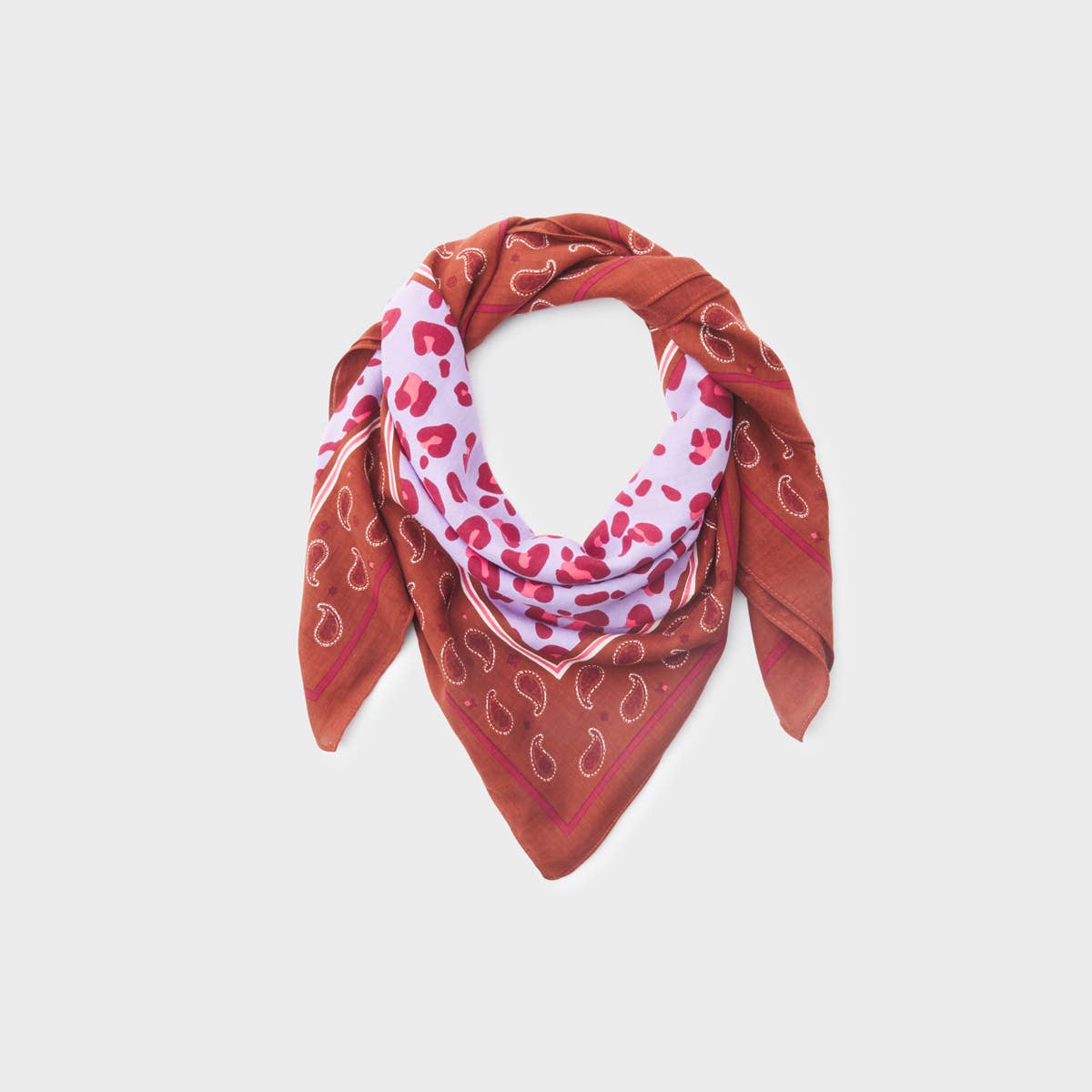BILLYBELT - Vente Écharpe – femme - Foulard 100% coton biologique Suzanne