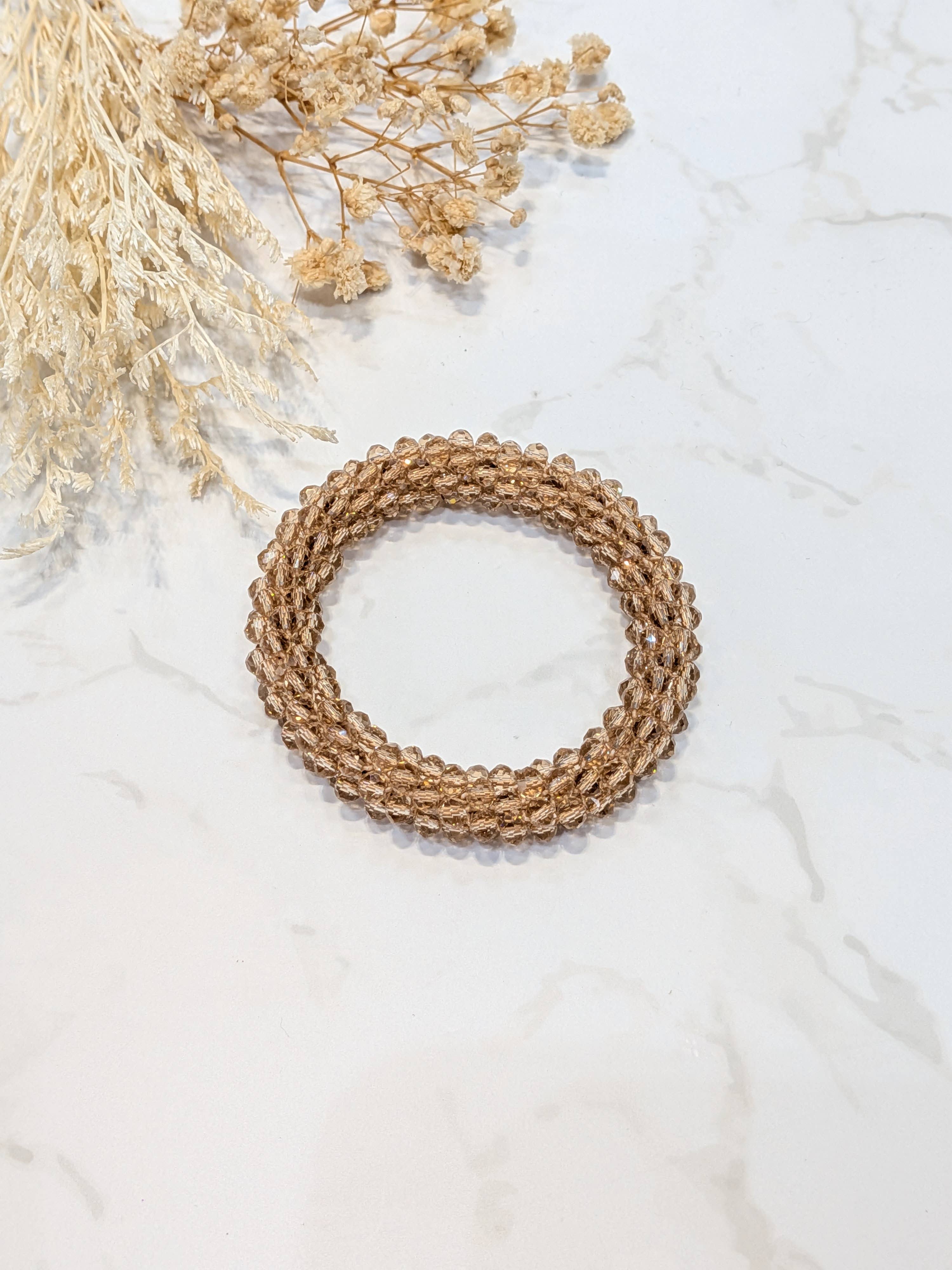 LOLO & YAYA - Wholesale Link & Chain Bracelet - Red-tone crystal effect bracelet8