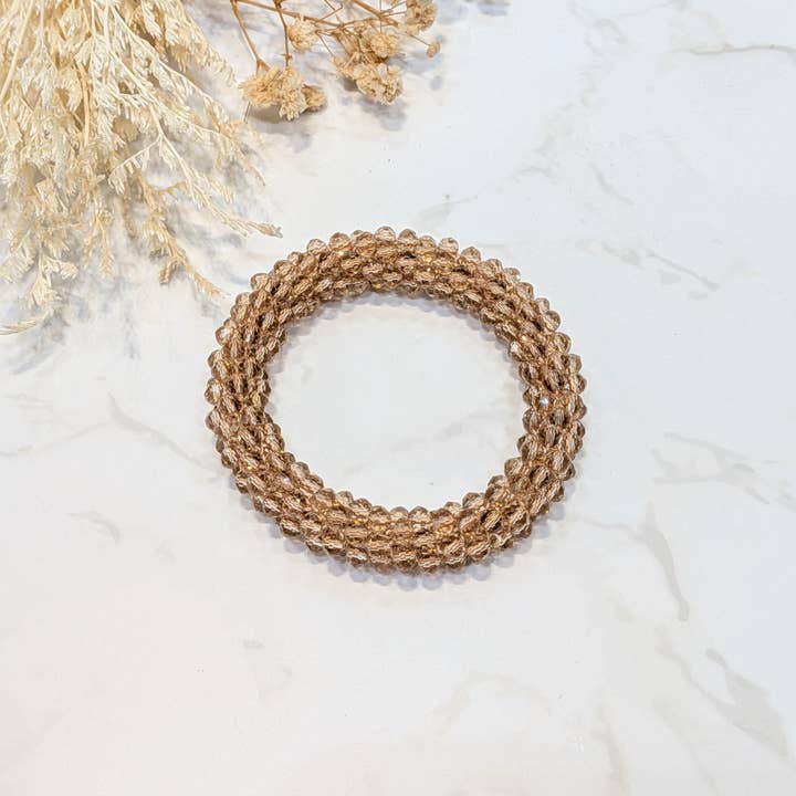 LOLO & YAYA - Wholesale Link & Chain Bracelet - Red-tone crystal effect bracelet8