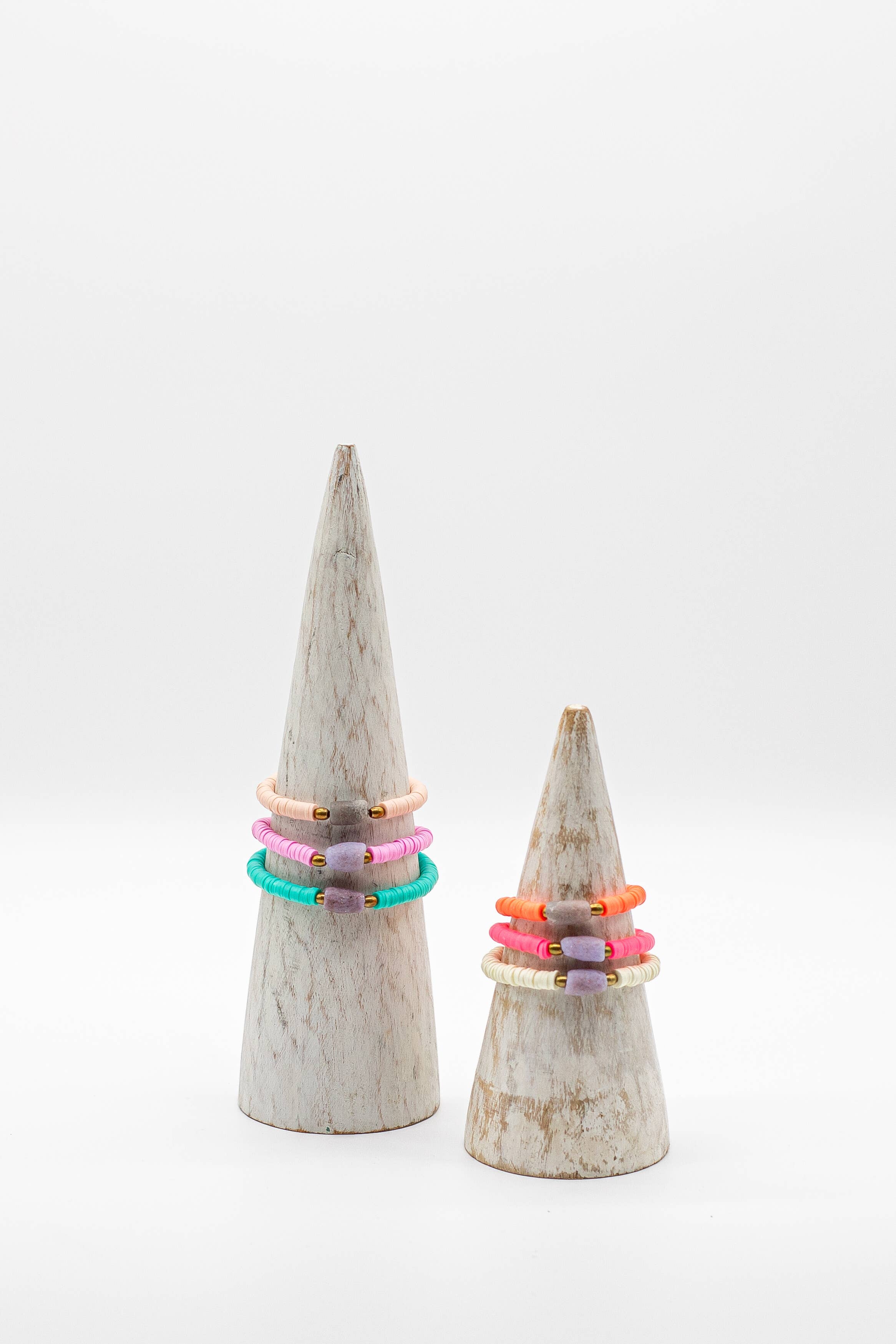 The Bead Project by TWOPU - Wholesale Beaded Bracelet - Vibe Bracelet | Heishi Beads & Recycled Glass Beads23