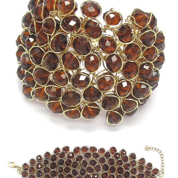 Jewelry Max - Vente Bracelet de perles - ( Z442 ) BRACELET EN PERLES DE VERRE D0