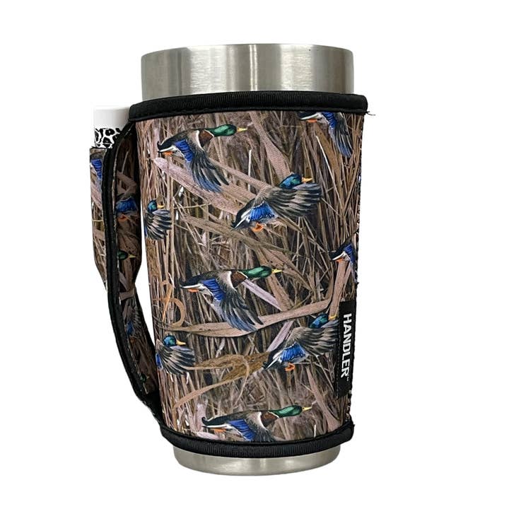 Drink Handlers - Wholesale Drink Huggers & Koozies - Duck Hunting Large / XL Bottomless Handler™1