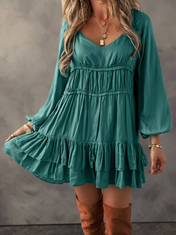 Dayana Loose Fit Mini Dress for wholesale by Threaded Pear