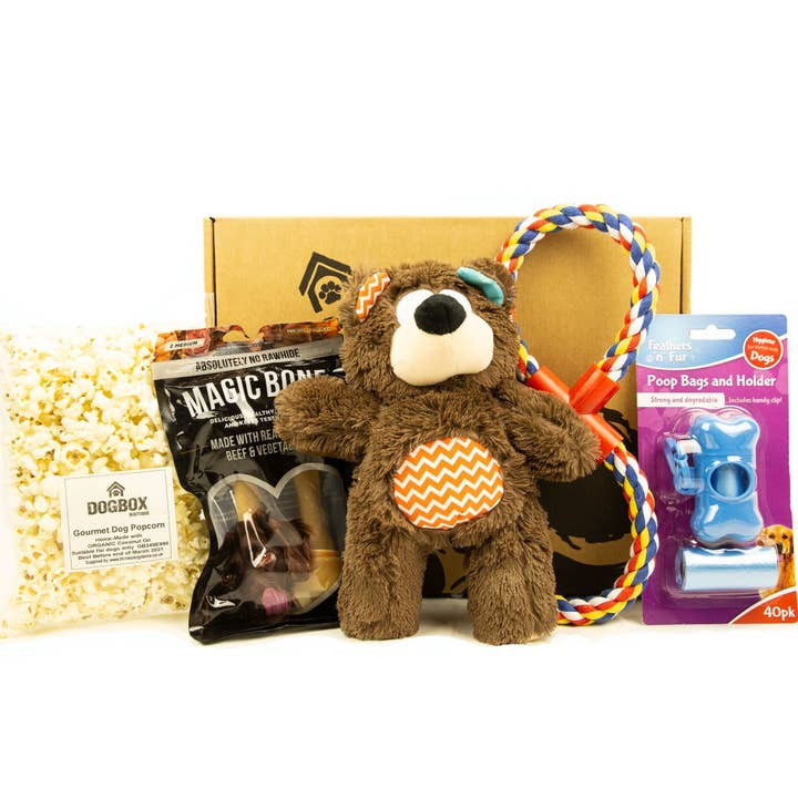 5 Item Dog Gift Box for wholesale by DogBox Boutique