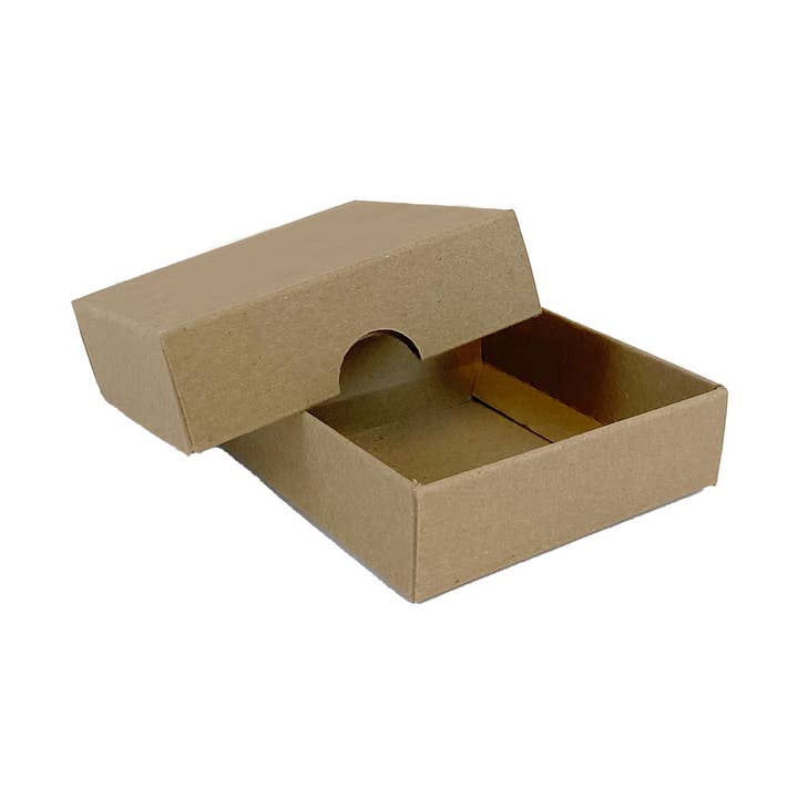 100% Recycled Jewelry Box - 3.5" x 3.5" x 1" for wholesale by EcoEnclose