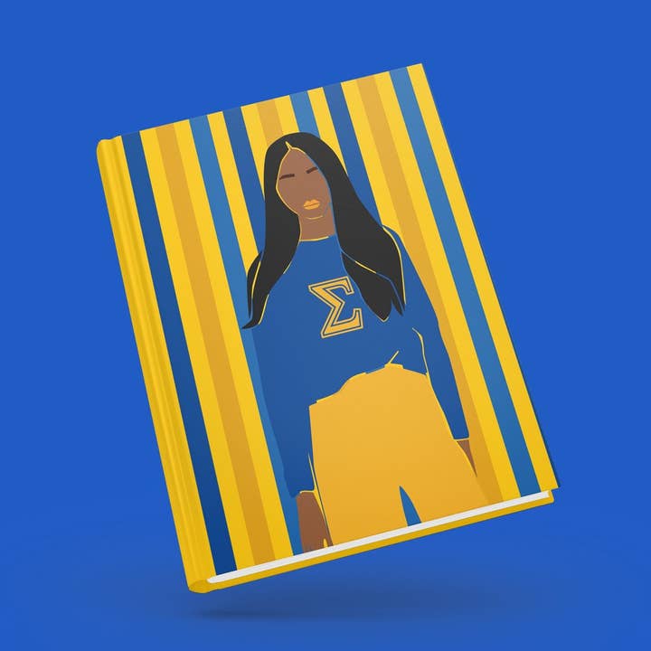 Sigma Gamma Rho Sorority Inspired Custom Journal SGRHO192 for wholesale by OFC Tees & Gifts
