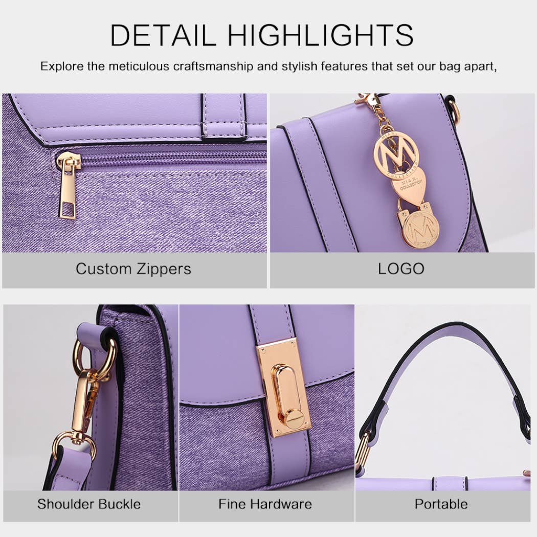 MKF Collection - Wholesale Shoulder Bag - Women's - Maren Vegan Leather Women’s Shoulder Bag by Mia K5