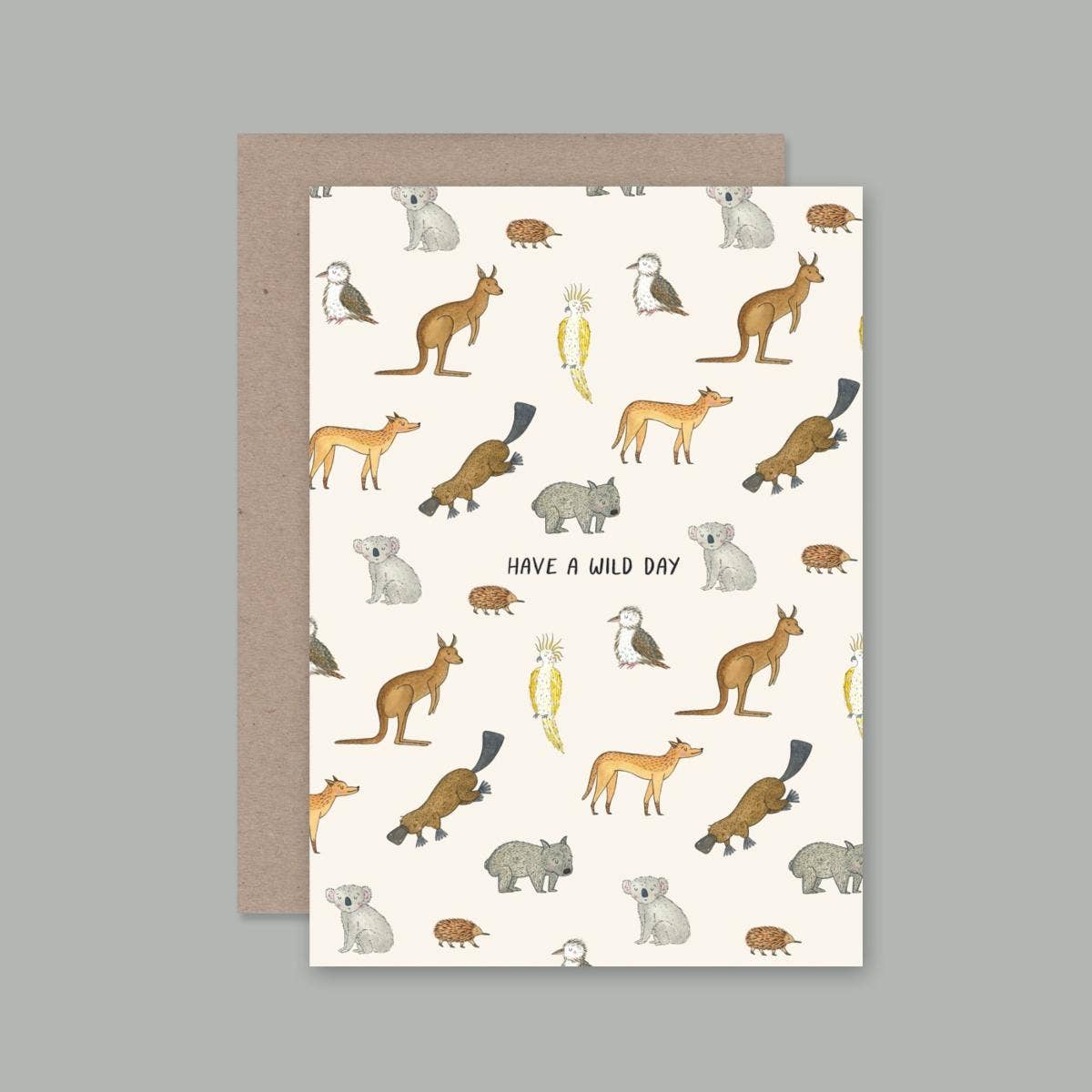 AHD Paper Co - Wholesale Everyday greeting card - HAVE A WILD DAY card