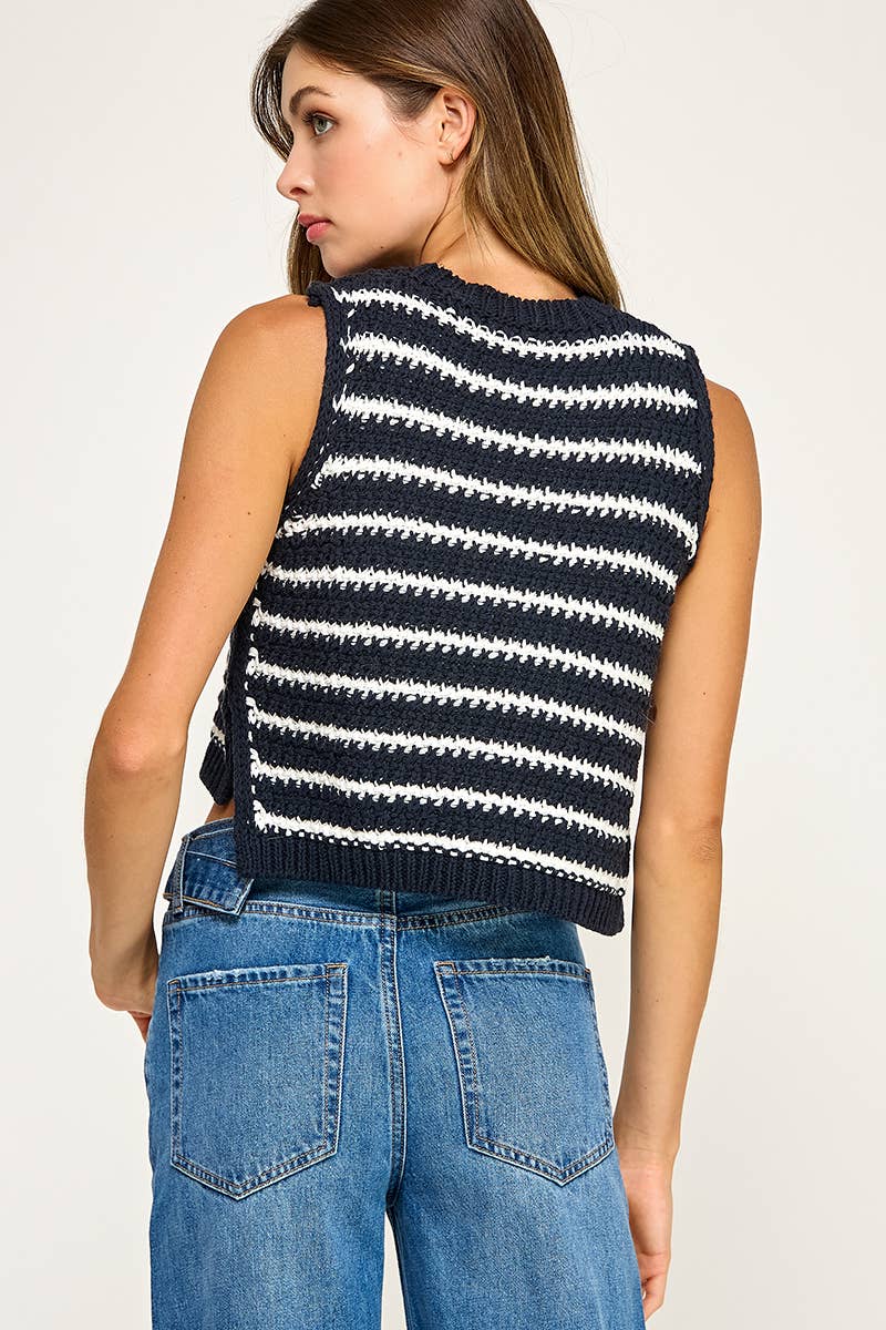 Miss Love - Wholesale Knit Top - Women's - STRIPED KNIT TOP16