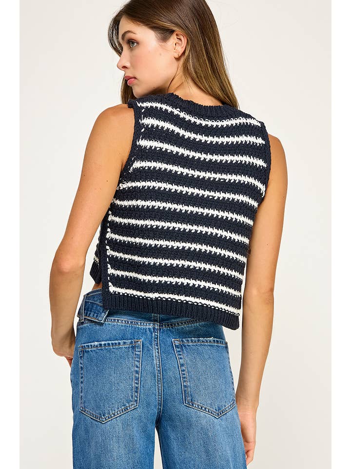 Miss Love - Wholesale Knit Top - Women's - STRIPED KNIT TOP16