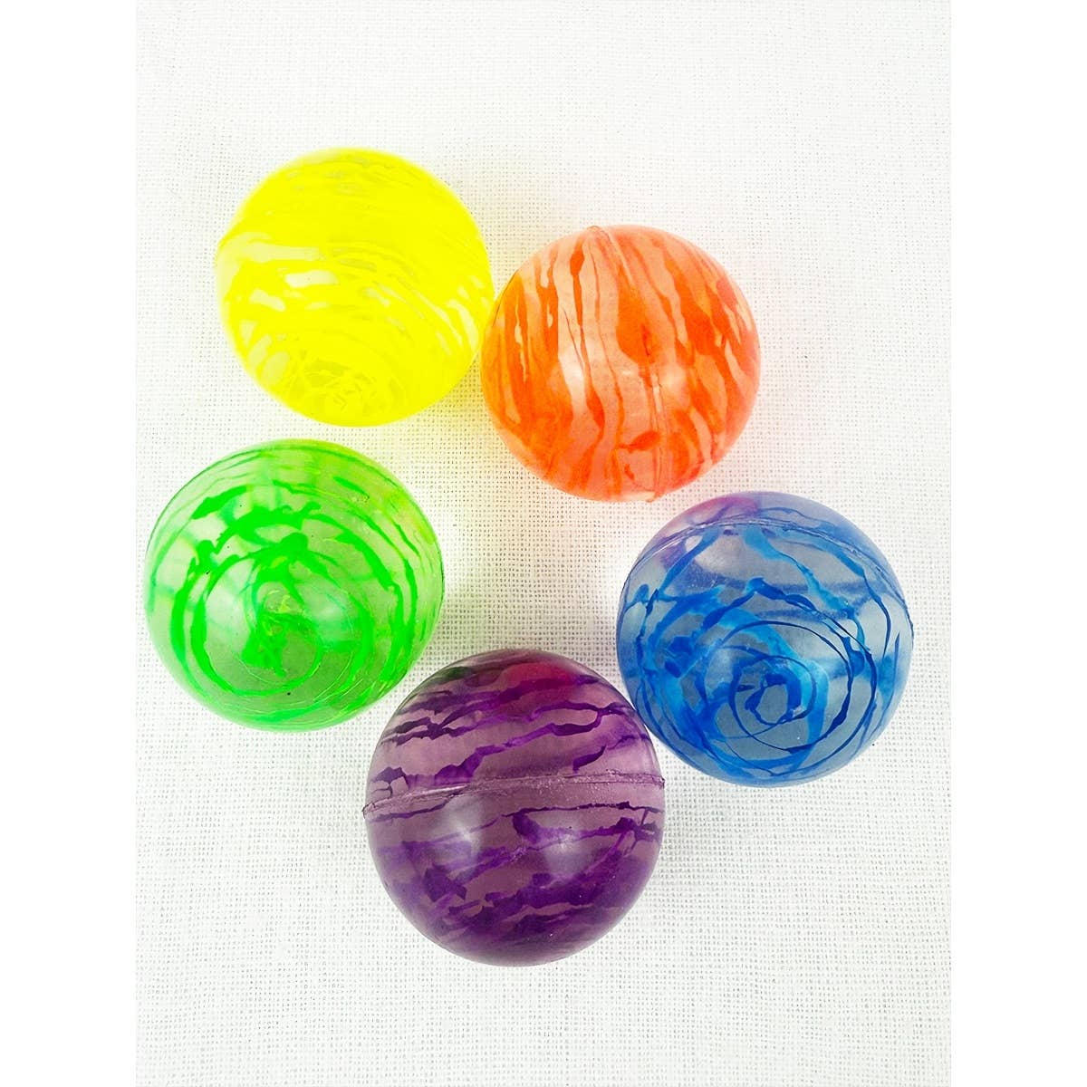 MIX COLOR Swirly Bouncing Ball Toy for wholesale on Faire1