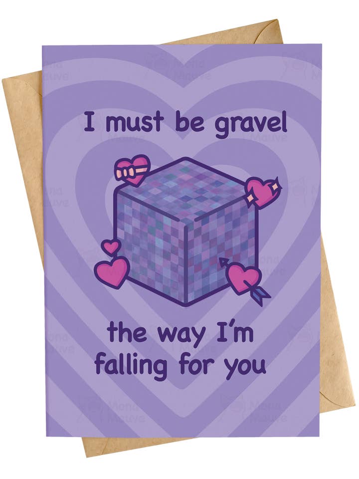 Tarjeta de Aniversario para Jugadores | Debo ser Grava para venta al por mayor de Mona Mauve • Silly Art!