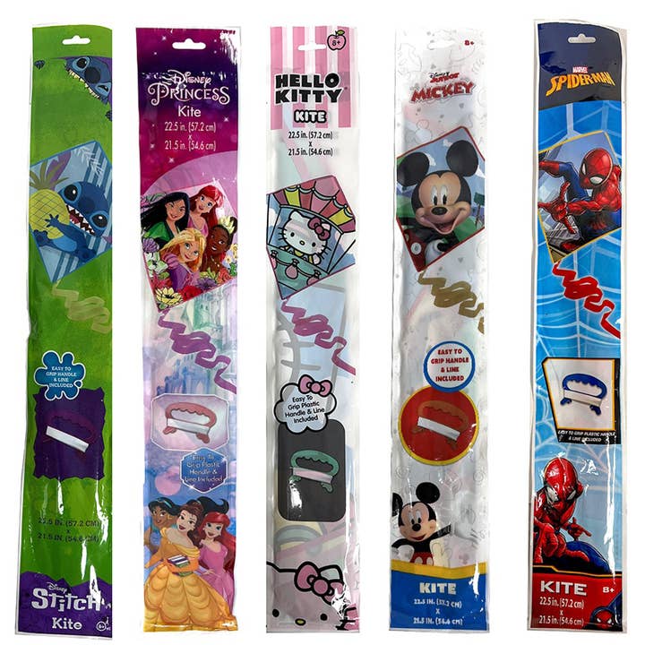 Lizenzierte 22,5-Zoll-Drachen, 5-fach sortiert für den Großhandel von Deluxe Import Trading