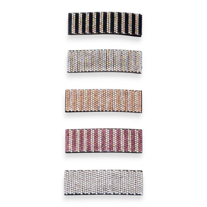 Ensemble de Barrettes Iconiques en Cristal pour la vente par LA Jewelry Plaza