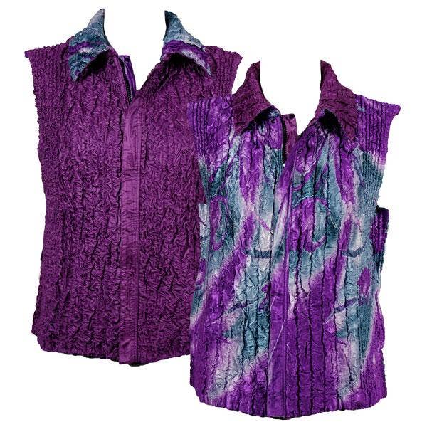 The Magic Scarf Company - Wholesale Outerwear Vest - Women's - 4537 - Quilted Reversible Vests37