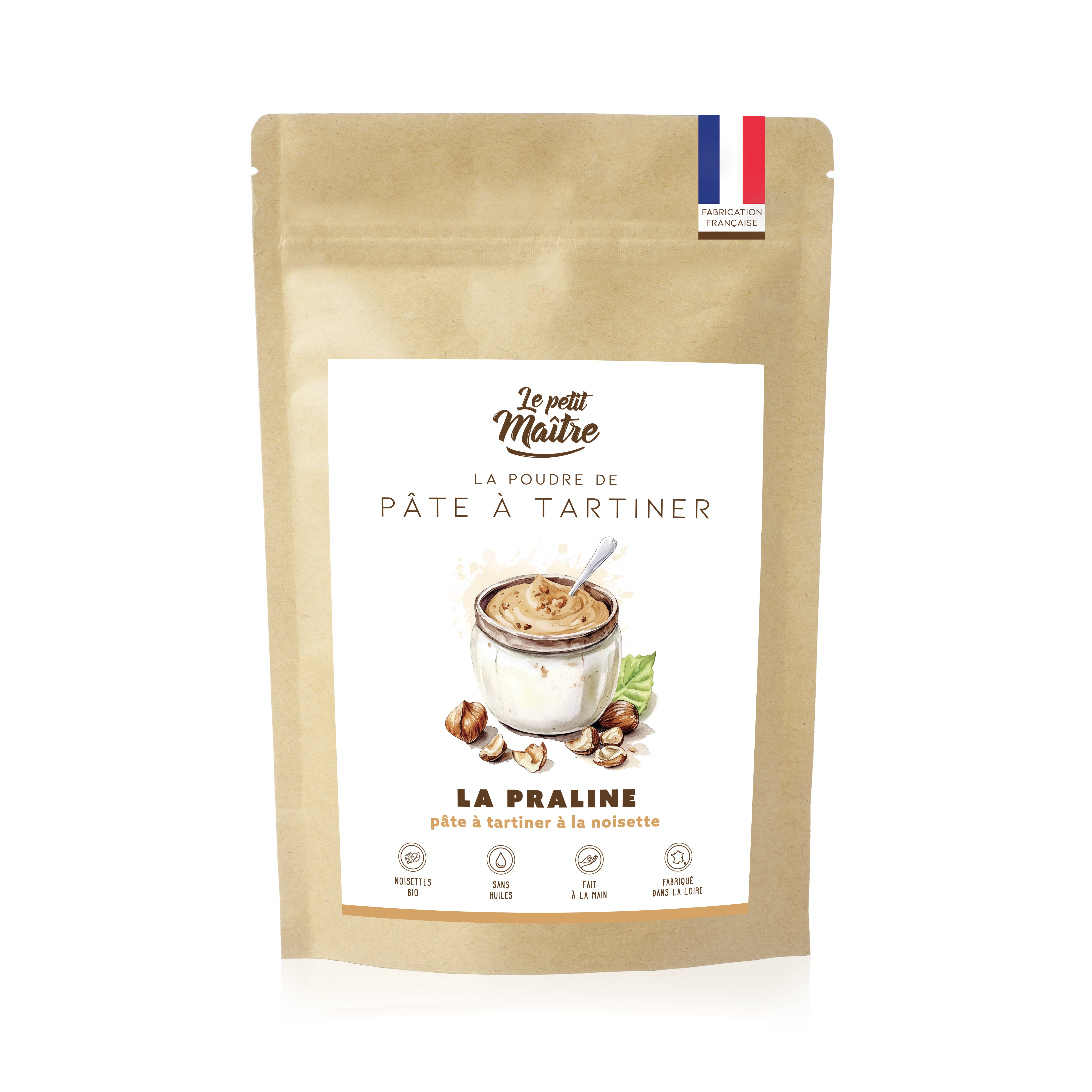 Le petit maître - Vente Pâte à tartiner au chocolat/caramel - Poudre de pâte à tartiner à la praline