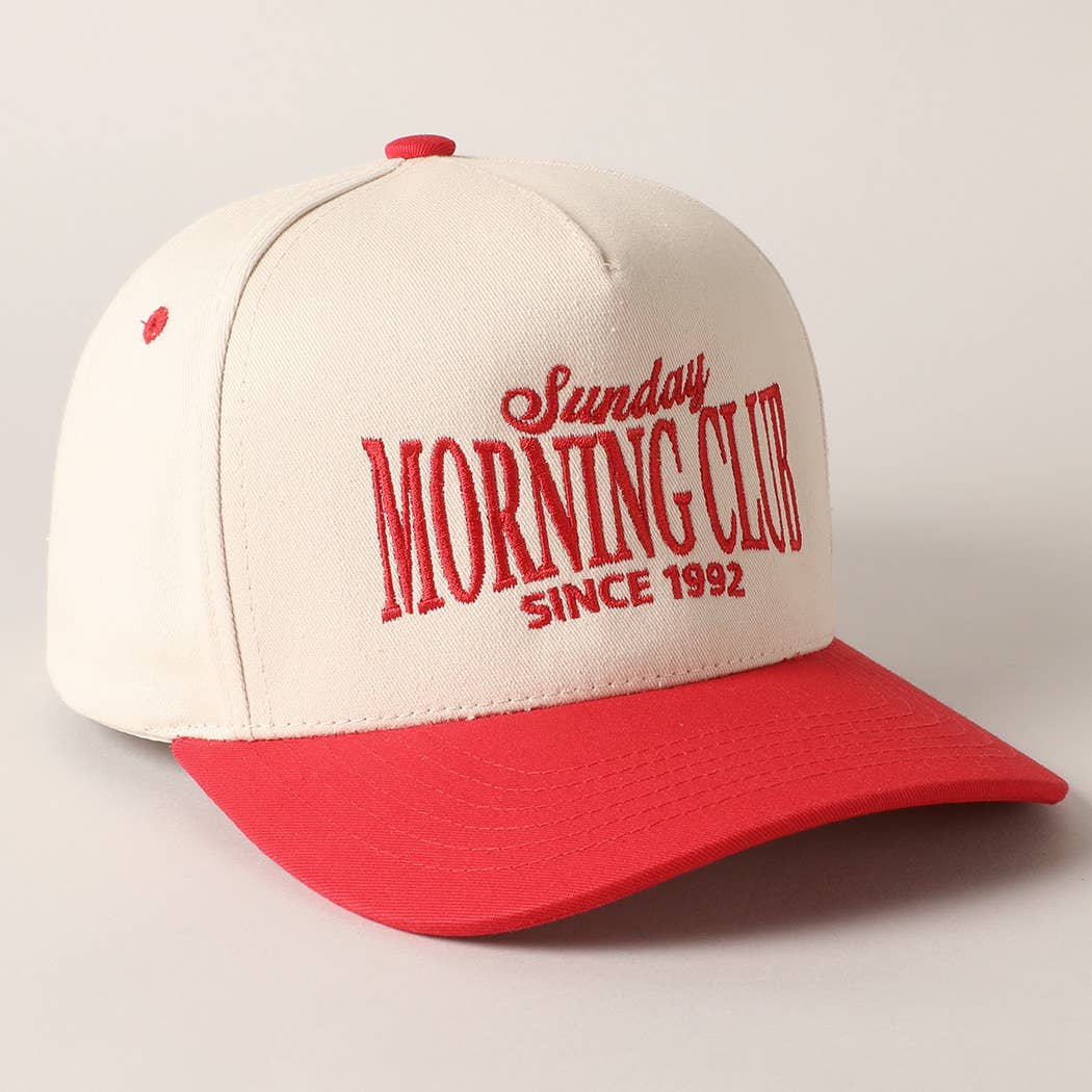 Fashion City – wholesale Trucker hat – Unisex – Sunday Morning Club Two-Tone Trucker Hat11