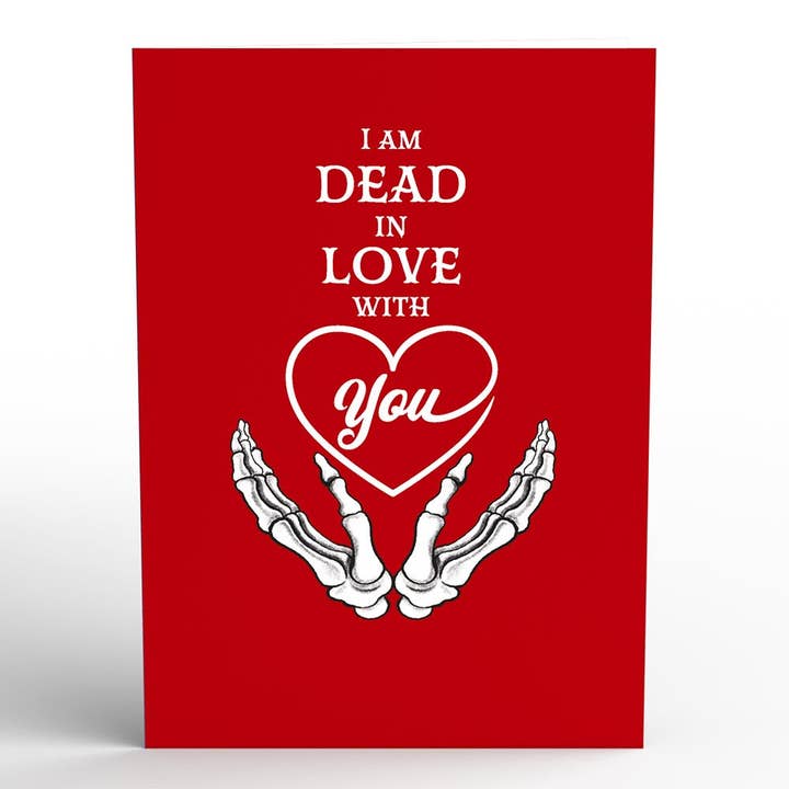 Lovepop Cards - Wholesale Love Card - Dead in Love With You Card, 5x7" Pop-Up Cards4