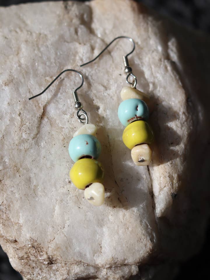 Cherie Ceramic Earrings for wholesale by Cedar and Cypress Designs