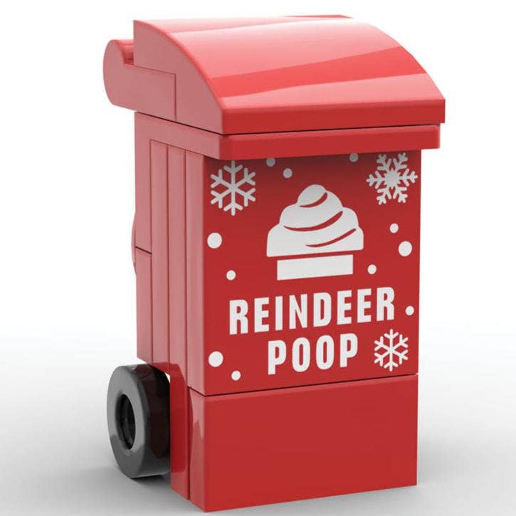 B3 Customs - Wholesale Christmas Decoration - Reindeer Poop Waste Can - B3 Customs0