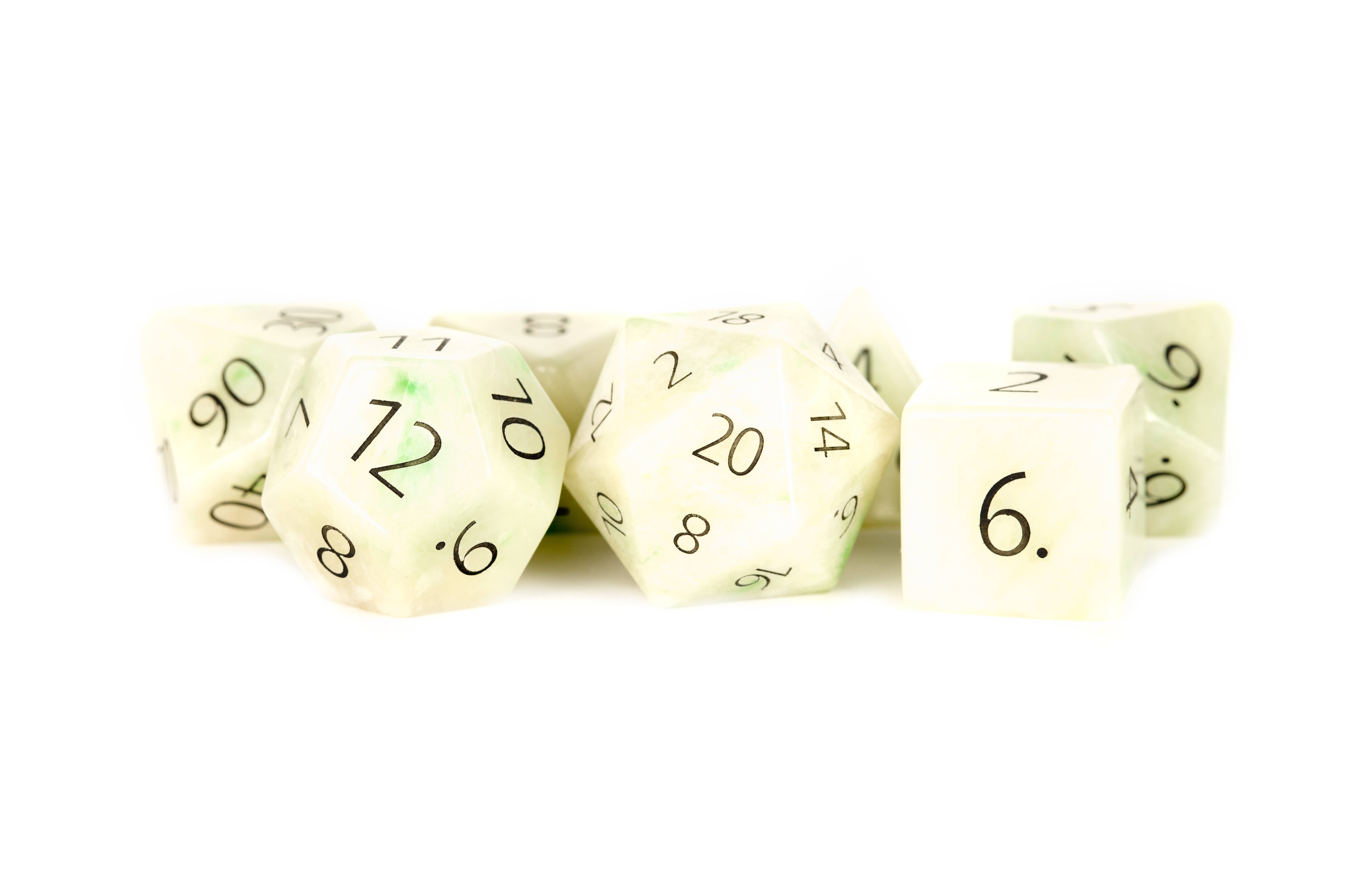 FanRoll by Metallic Dice Games - Wholesale Dice - PREMIUM Engraved Gemstone Dice (18 Options)16