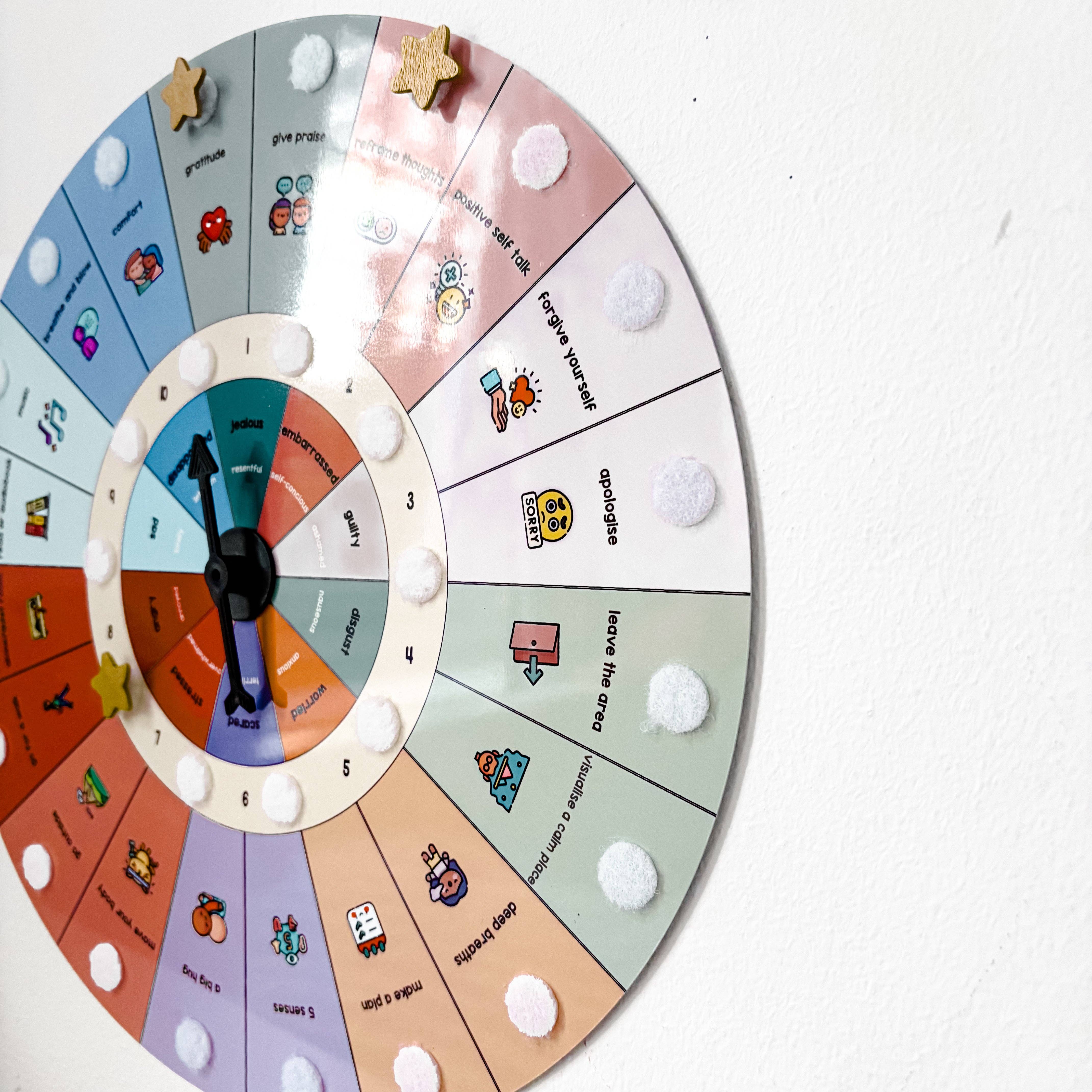 Craftly Ltd – wholesale Classic toy – Kids – Emotions and Coping Wheel for 6 Years +3