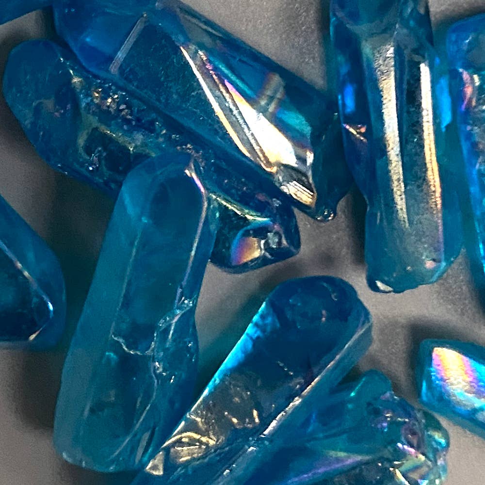 VIE – wholesale Spiritual stone/crystal – Electroplated Quartz Points, 2-3cm, Single5