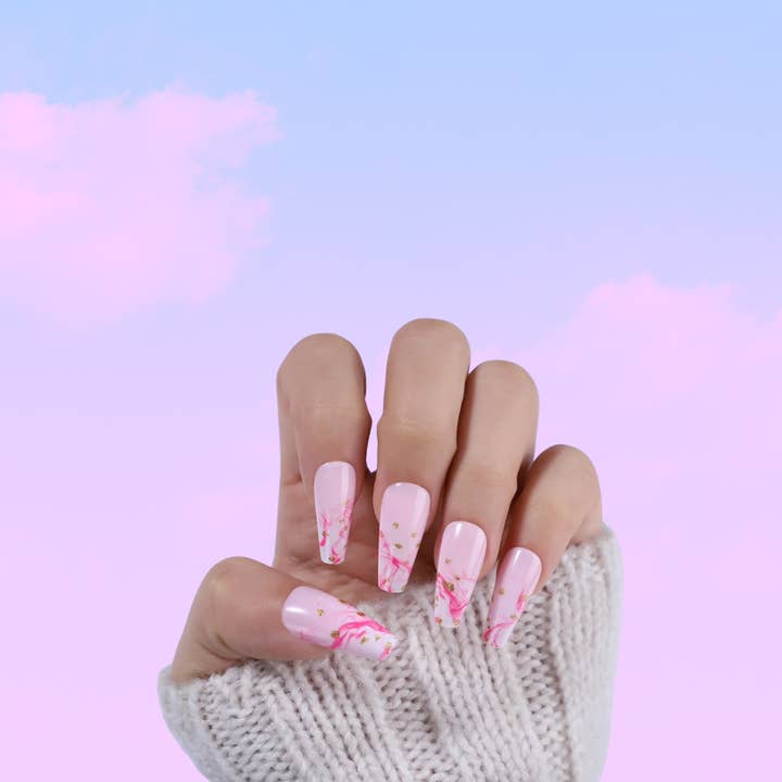 P.R.M.I.T Beauty - Wholesale Press-On/Fake Nails - PINK HAZE3