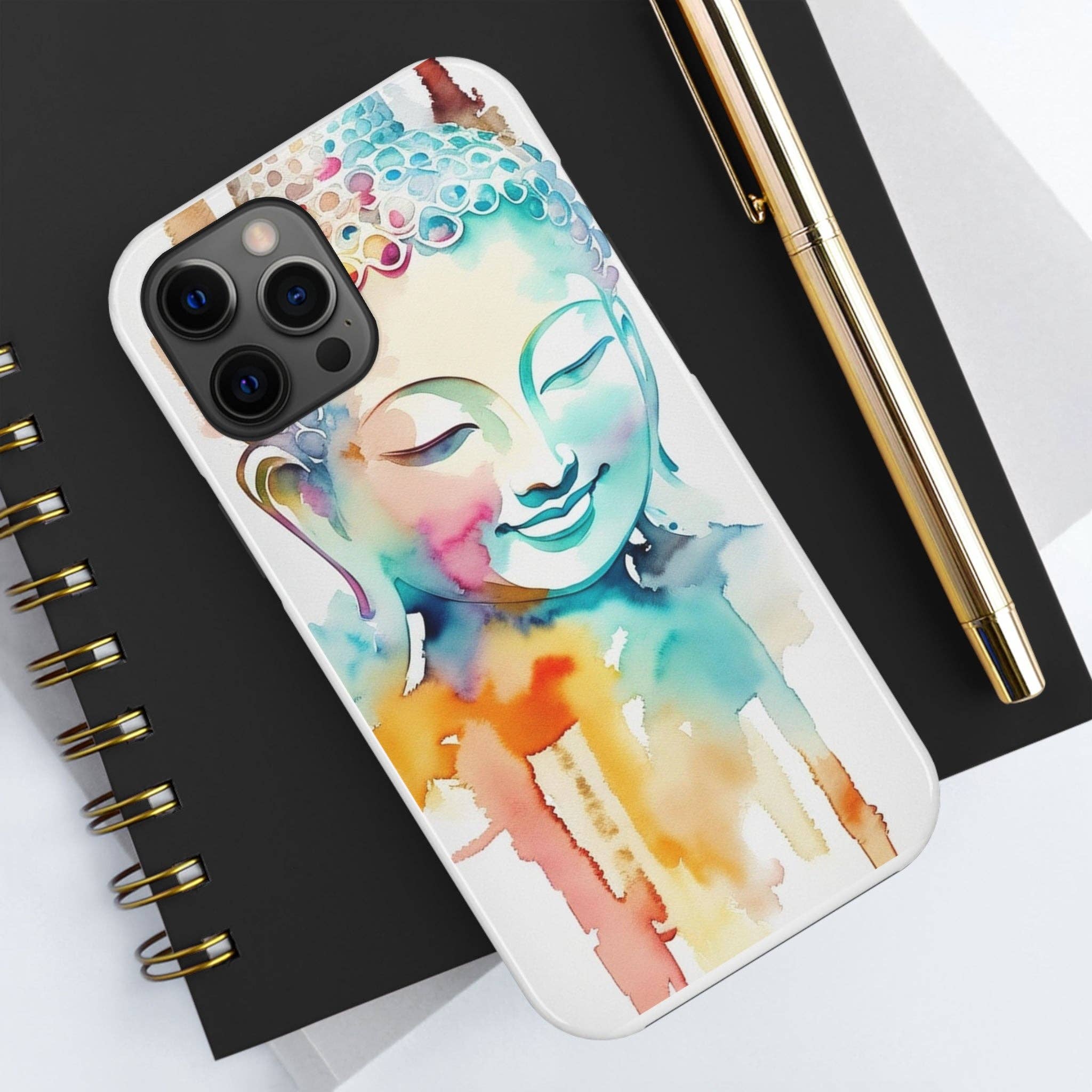 Art Essential - Wholesale Telefoonhoesje - Dames - Buddha Jay watercolor stoere telefoonhoesjes van Art Essential19