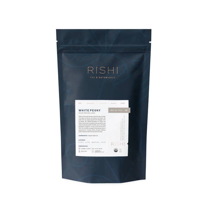 Rishi Tea & Botanicals - Wholesale Loose Tea - White Peony Organic Loose White Tea (4 oz)1