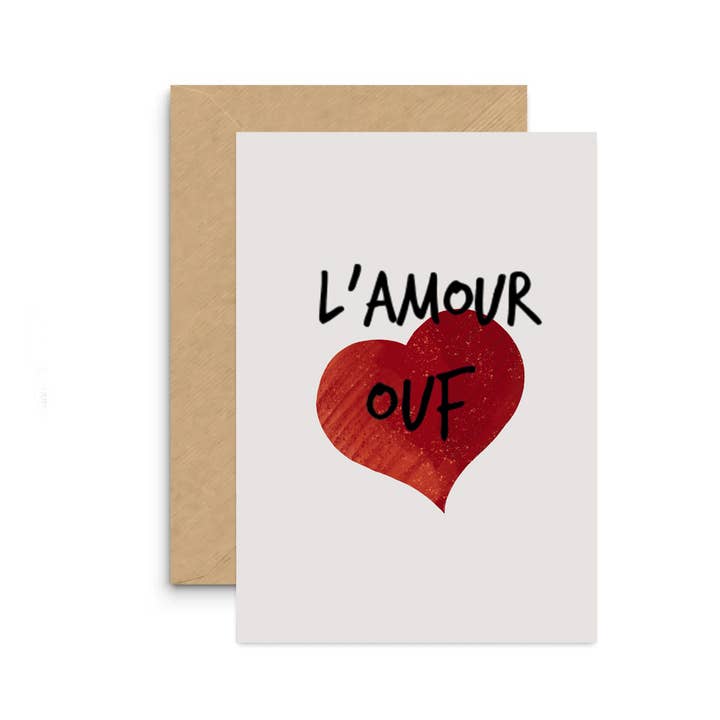 Carta El amor loco texto para venta al por mayor de Memere Fougere