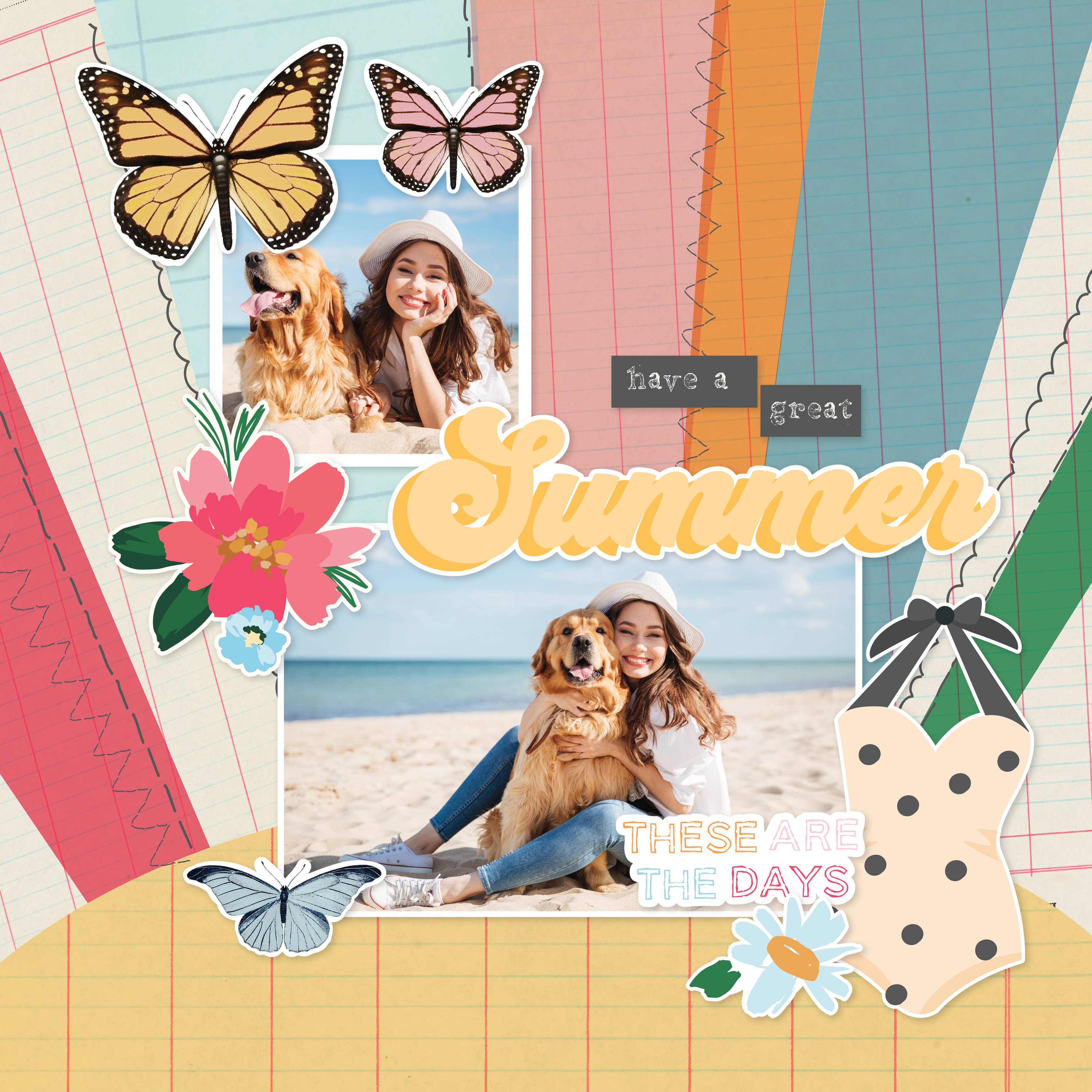 Simple Stories – Großhandel Aufkleber – Sunny Days Collection Kit1