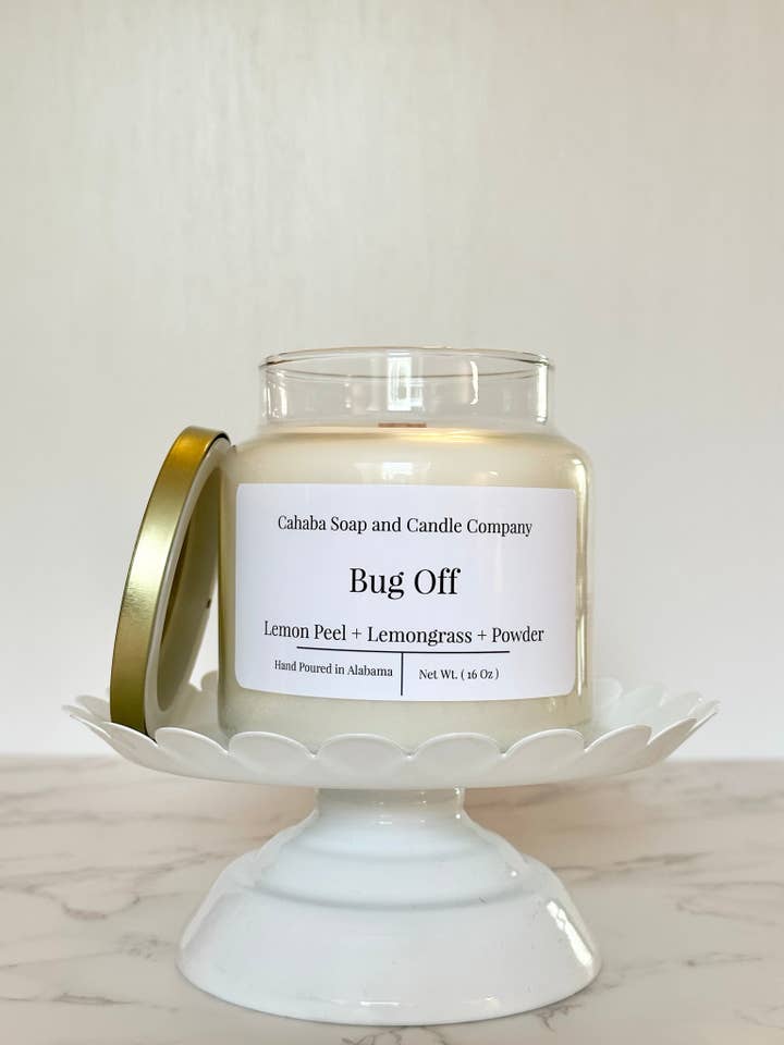 Bug Off for wholesale by Cahaba Soap and Candle Company