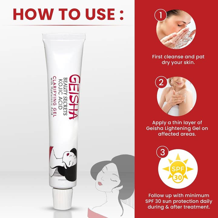 Mitchell Brands – Großhandel Gesichts-Feuchtigkeitscreme – Geisha Klärgel mit Kojisäure und Hyaluronsäure 30g