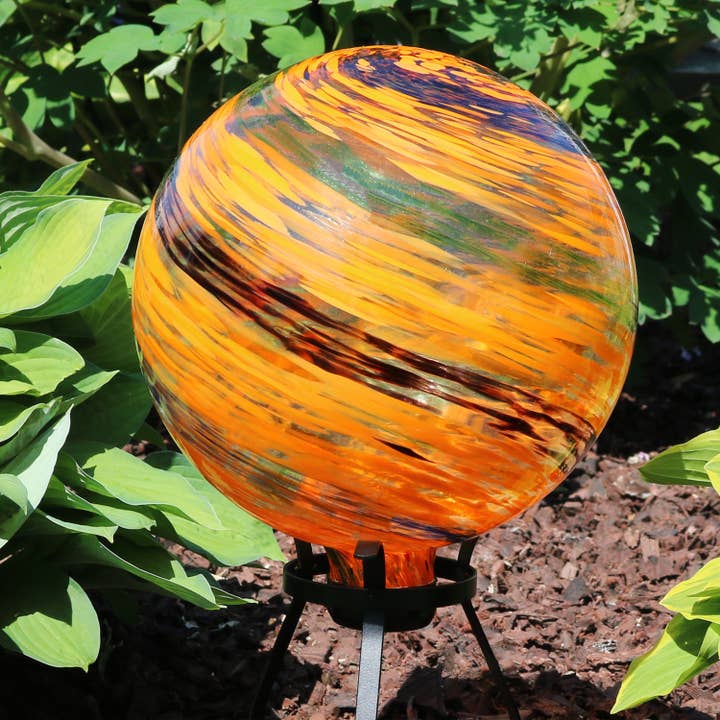 Sunset Sky Glass Gazing Globe - 10 in for wholesale by Sunnydaze Decor