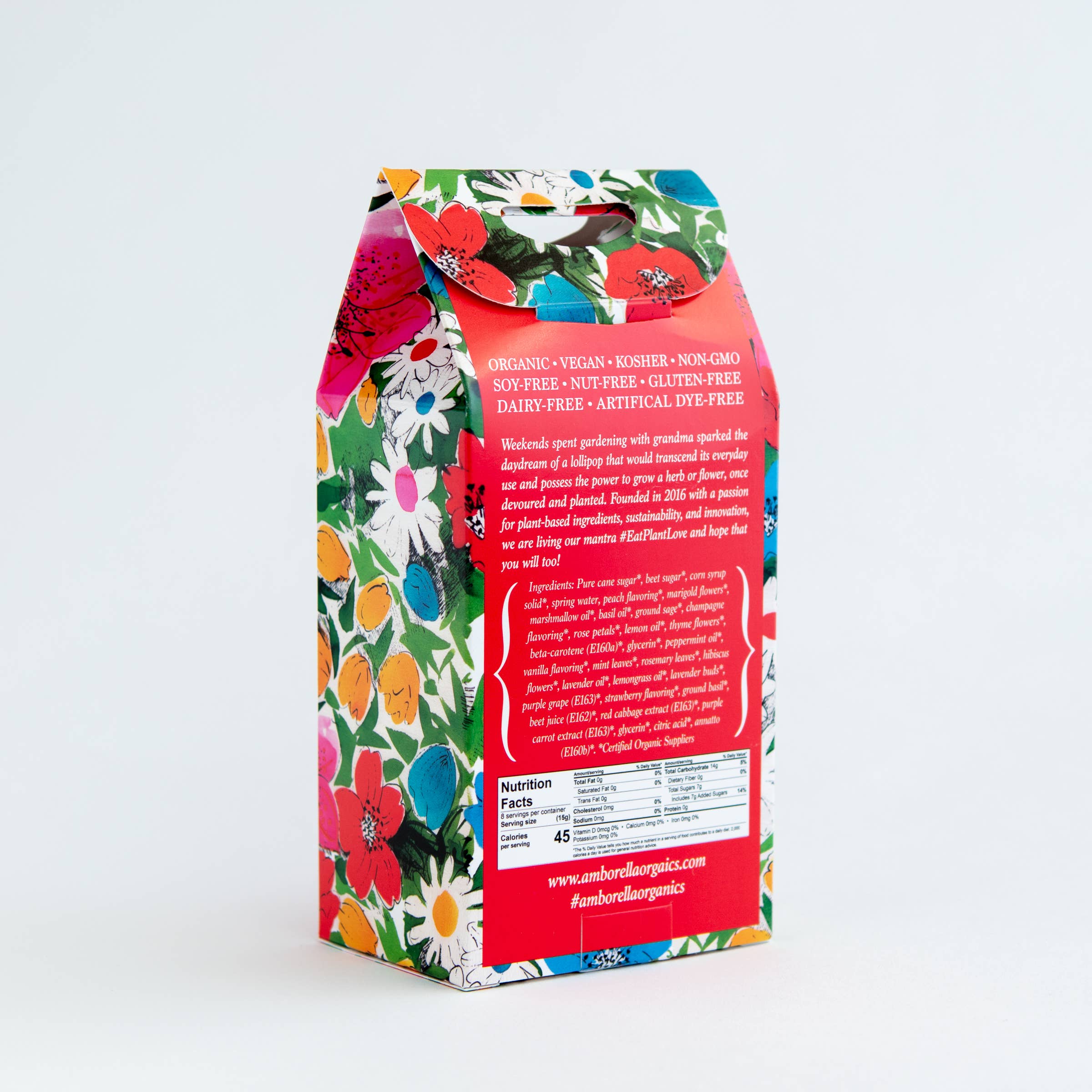 Amborella Organics - Wholesale Lollipop - Garden Lover's 8 Pack (Eat, Plant & Grow a Herb/Flower)1