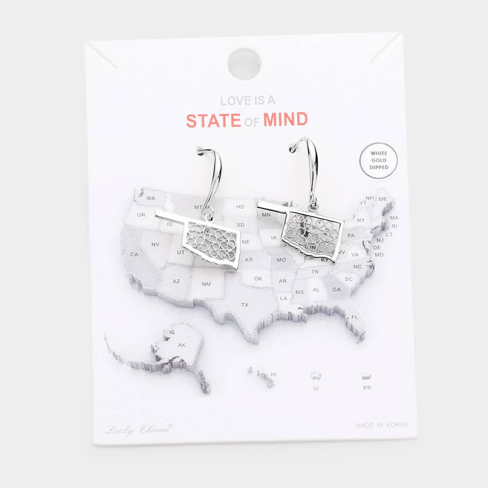 Sensibling Corp. - Wholesale Hangende/ronde oorbellen - In goud gedompelde oorbellen van Oklahoma State3