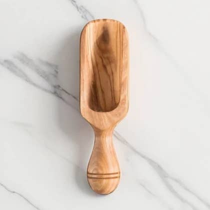 Olive wood Scoop 5" - Salt and spices for wholesale by Carré Olive Wood