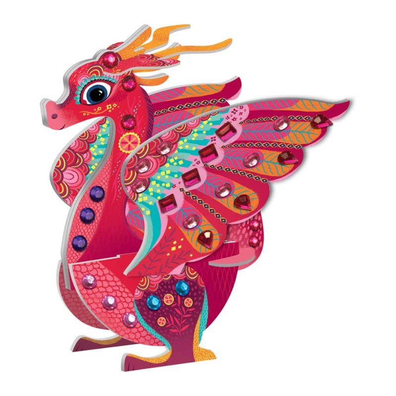 Créa Lign' - Vendita all'ingrosso Kit per lavoretti fai da te - Bambini - Animali decorativi 3D con diamanti colorati « Fantastic diams »3