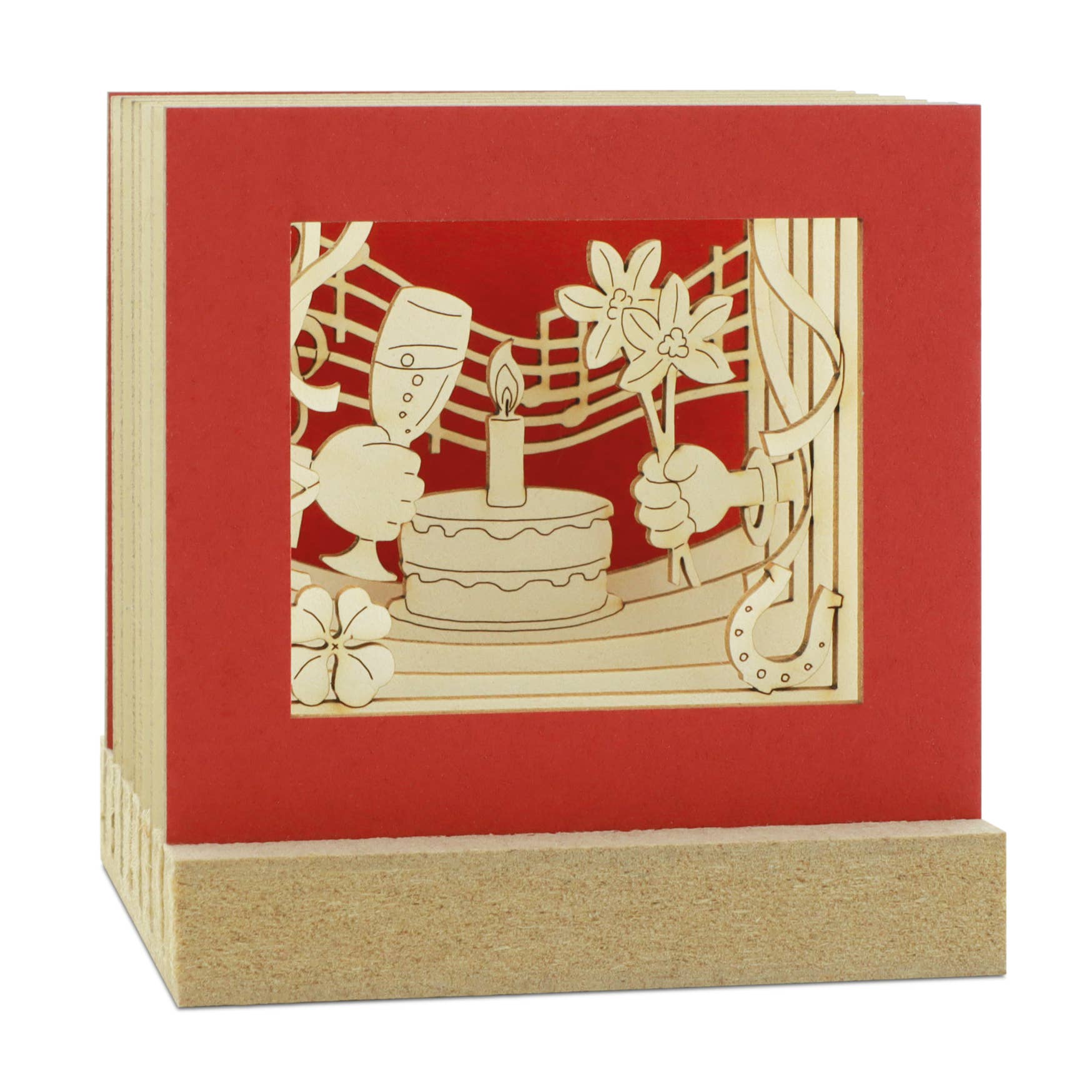 SILHOUBOX - Vente Boîtes décoratives - Motif 3D de félicitations Silhoubox M… pour anniversaire, remise de diplôme et autres occasions1