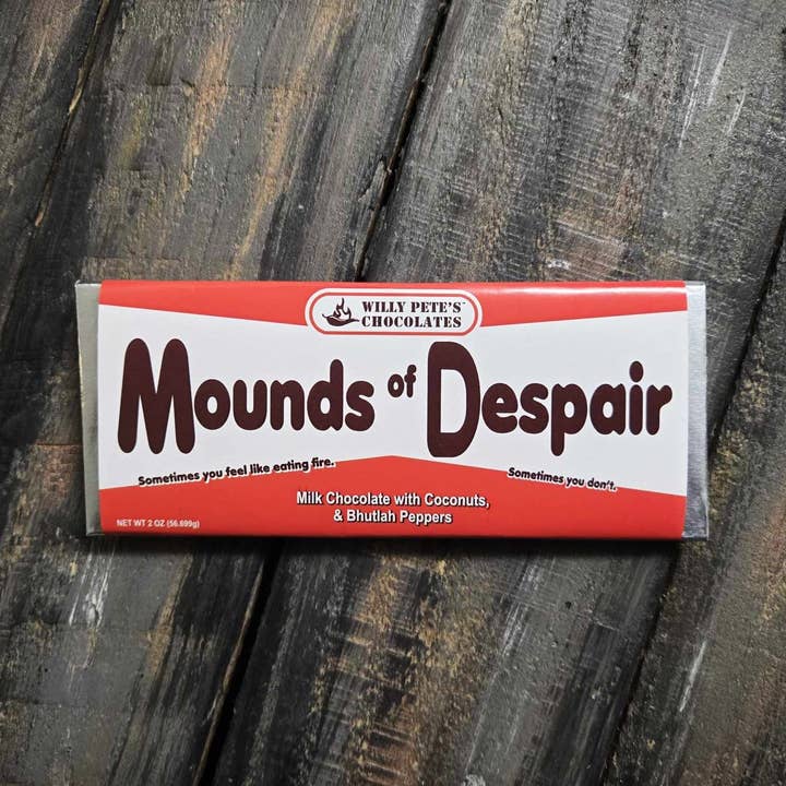 Willy Petes Chocolate Co - Wholesale Chocolate Bar - Mounds of Despair Chocolate Bar0