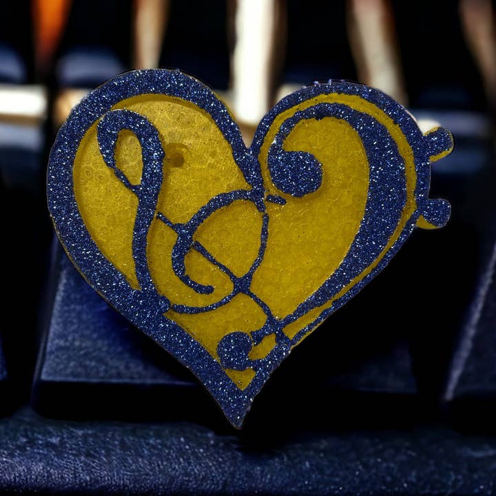 Music heart for wholesale by Painted Feather Scents