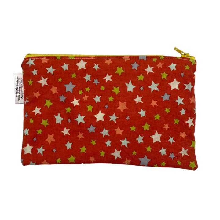 Snack Sized Reusable Zippered Bag Stars for wholesale by Nina's Flying Needle