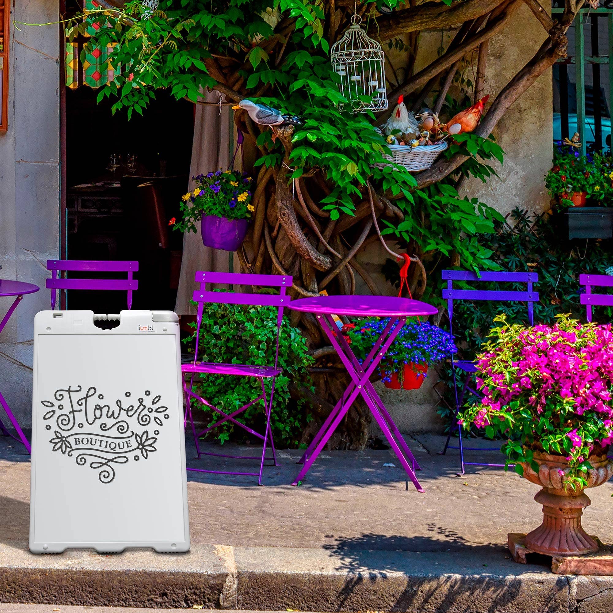 Jumbl - Wholesale Sign - A-Frame Outdoor Sandwich Signboard 28x22" with PVC Cover8