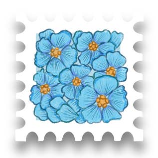 Autocolante Vinil "Não Me Esqueças" por atacado de Fireweed Paper Ink