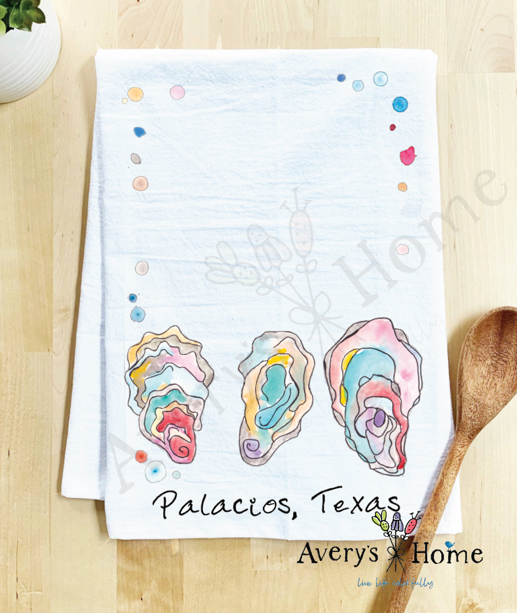 Avery's Home - Vente Torchons - Torchon Personnalisable Souvenir Océan Coquilles d'Huître43