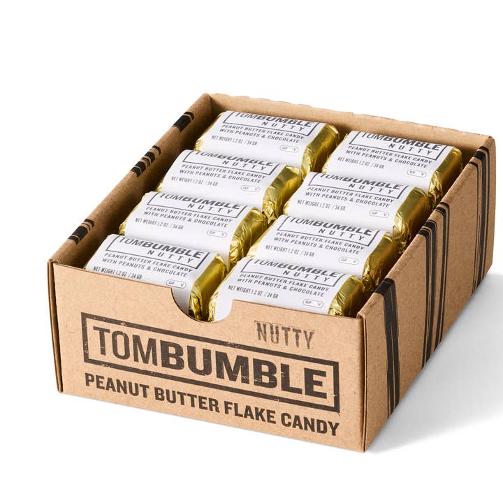 Oregon Bark - Wholesale Chocolate Bar - Tom Bumble Nutty Candy Bar - Peanut Butter Flake & Chocolate0
