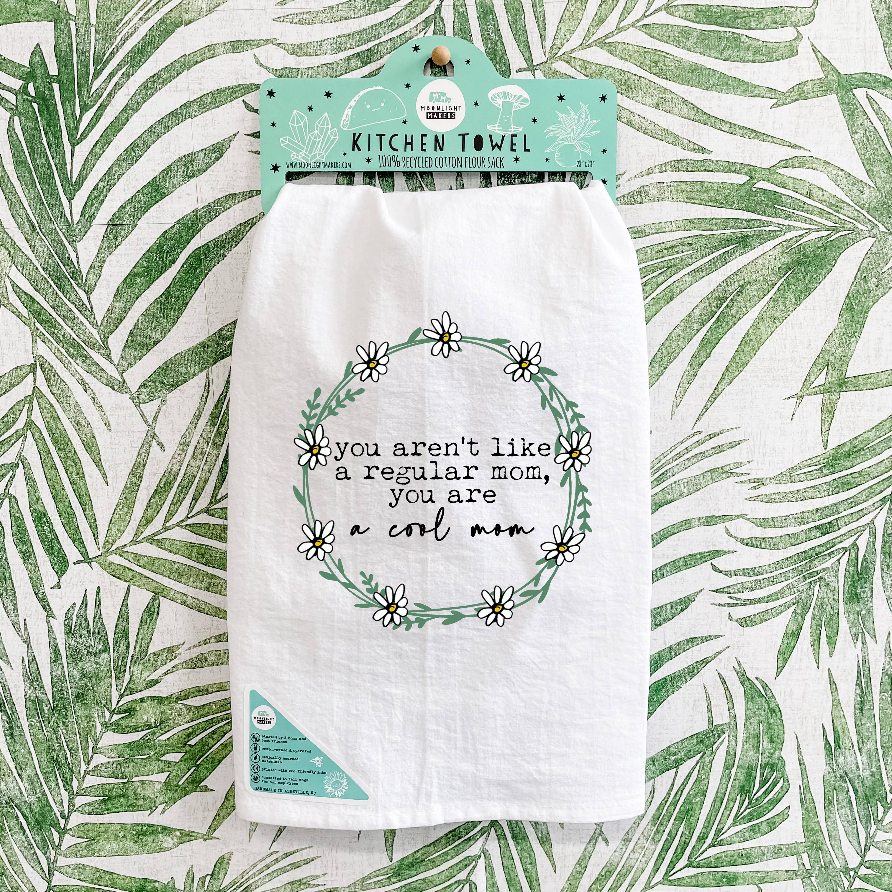 Moonlight Makers – Engroshandel Viskestykke – Farverige køkkenhåndklæder - Du er en sej mor - Mors dag2