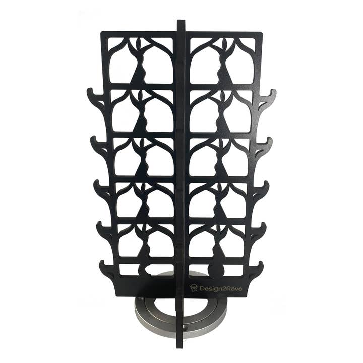 Design2Rave LLC - Wholesale Eyewear Cases & Holders - Unisex - Rotating Wood Sunglasses Rack - 20-Pair - Dancer Collection3